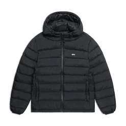 LIGHT WEIGHT PUFFER JACKET BLACK