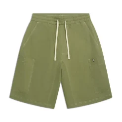 LONG BIG POCKET SHORTS PASTEL OLIVE
