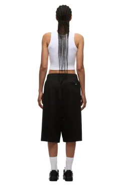 LONG MESH SHORTS BLACK