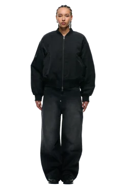 MA-6 NYLON BOMBER BLACK