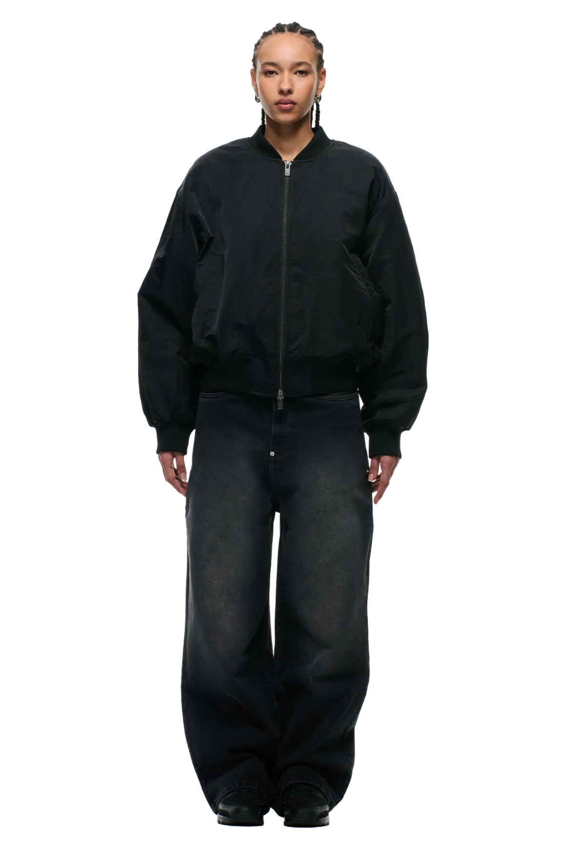 MA-6 NYLON BOMBER BLACK