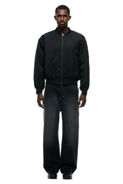 MA-6 NYLON BOMBER BLACK