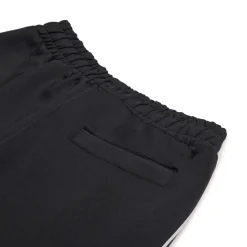 NEOPRENE TRACK PANTS BLACK