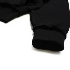 OPEN EDGE ZIP HOODIE BLACK
