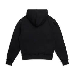 OPEN EDGE ZIP HOODIE BLACK