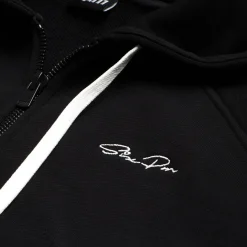 OPEN EDGE ZIP HOODIE BLACK