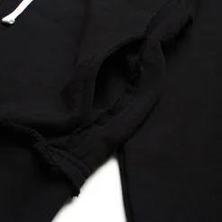 OPEN EDGE ZIP HOODIE BLACK