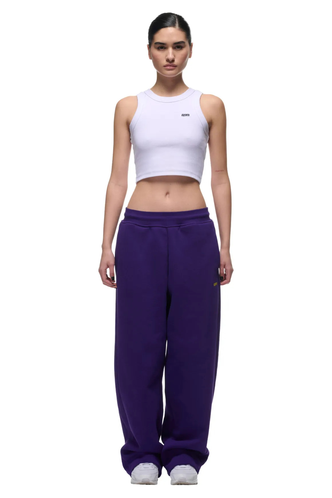 OPEN LEG JOGGER CYBER PURPLE