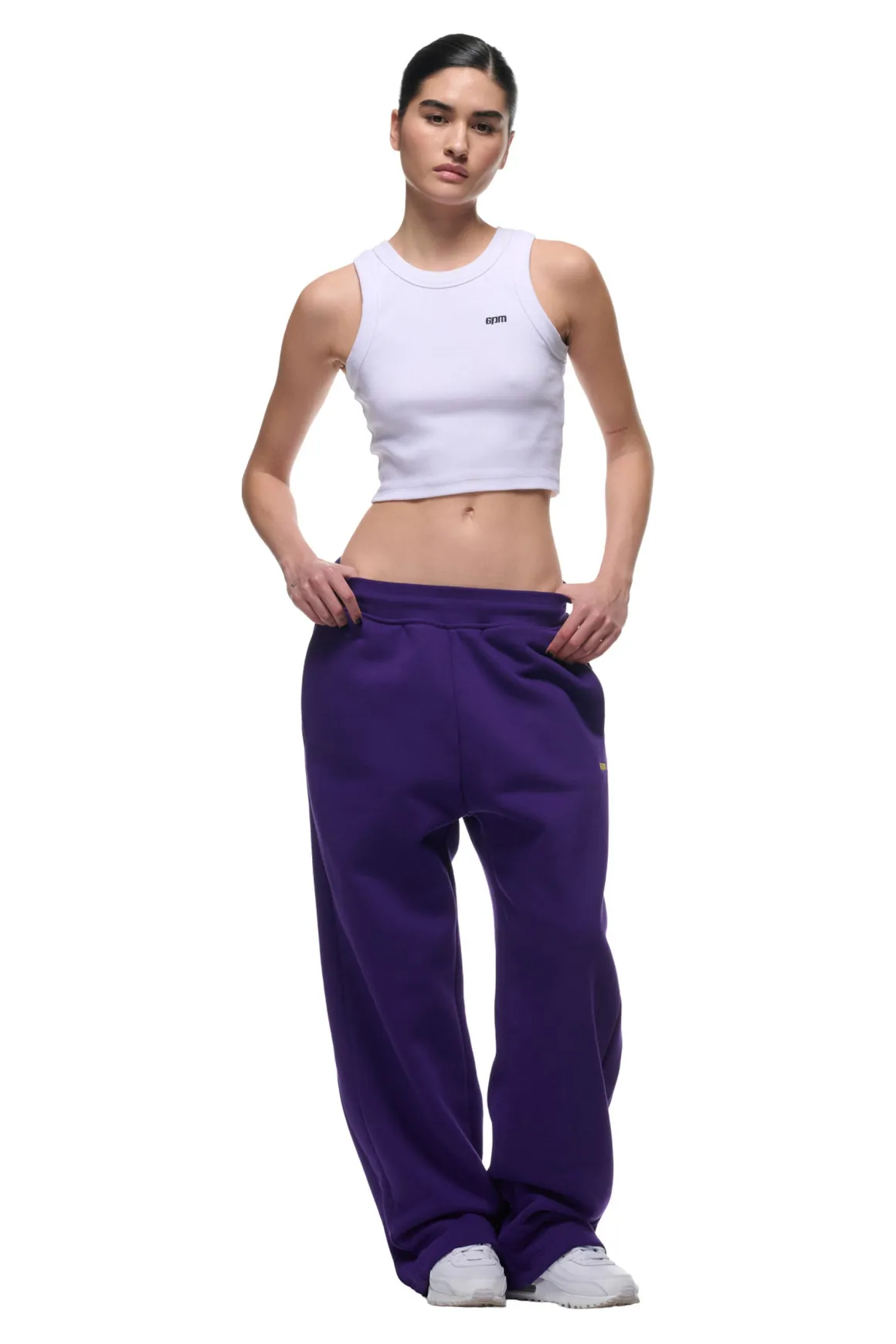 OPEN LEG JOGGER CYBER PURPLE