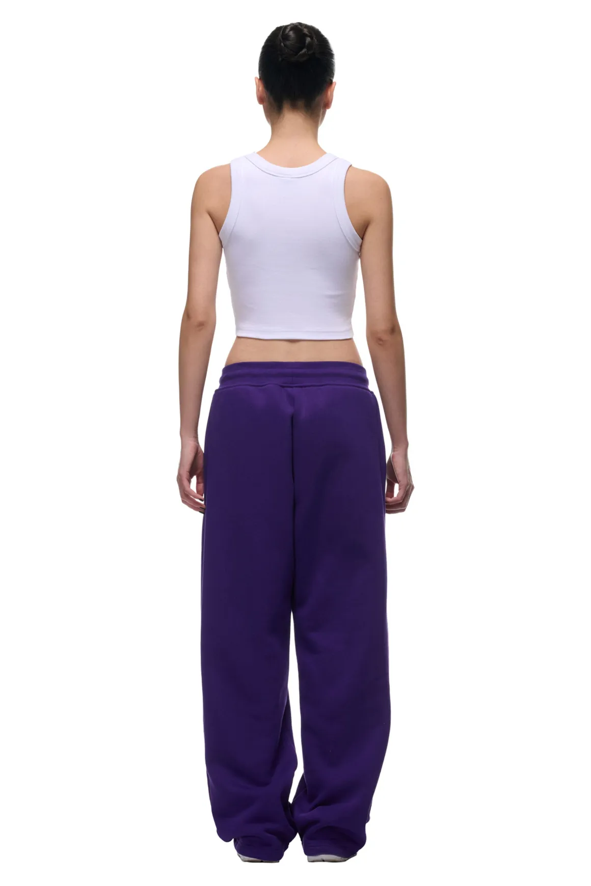OPEN LEG JOGGER CYBER PURPLE
