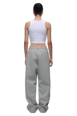OPEN LEG JOGGER GREY MELANGE