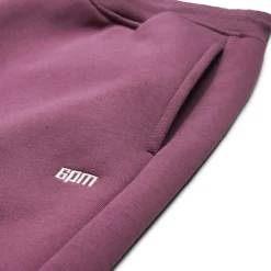 OPEN LEG JOGGER PLUM