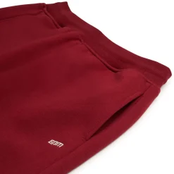 OPEN LEG JOGGER WINE RED