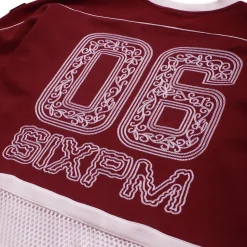 ORNAMENT HOCKEY JERSEY WINE RED