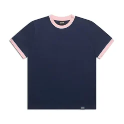 PIPING TEE INK NAVY