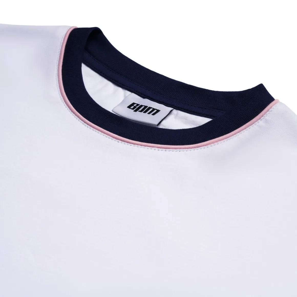 PIPING TEE WHITE