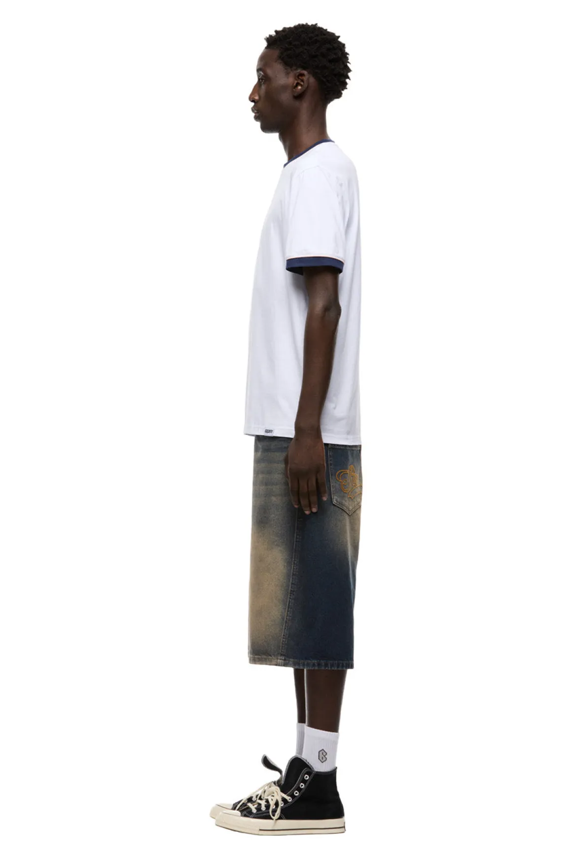 PIPING TEE WHITE