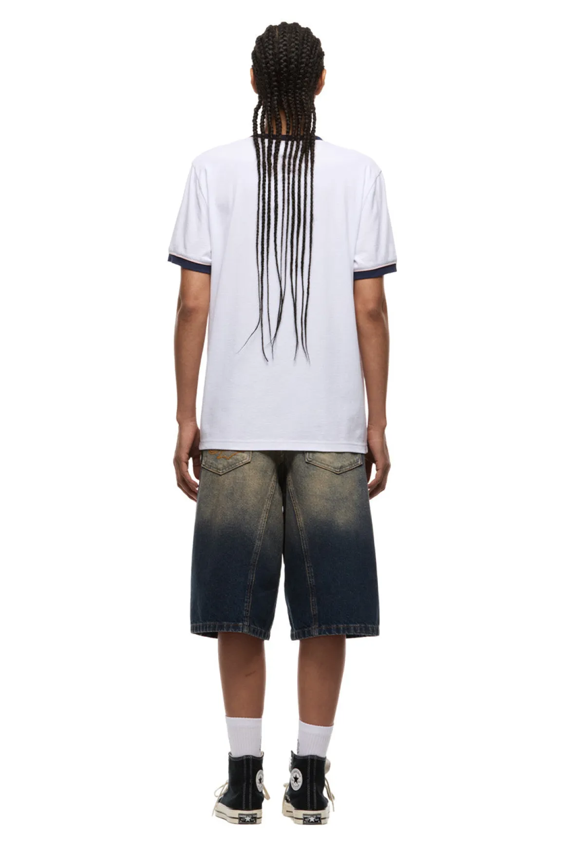 PIPING TEE WHITE