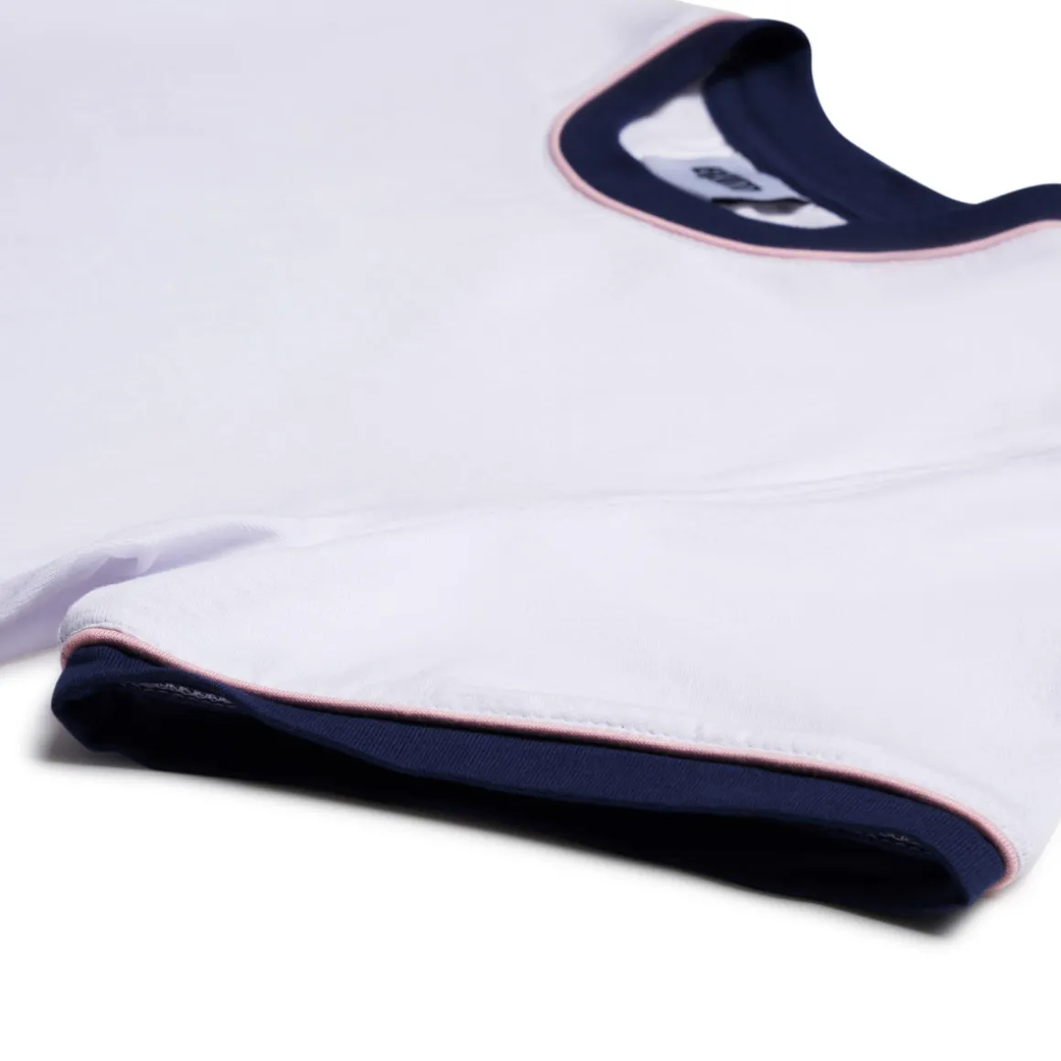 PIPING TEE WHITE