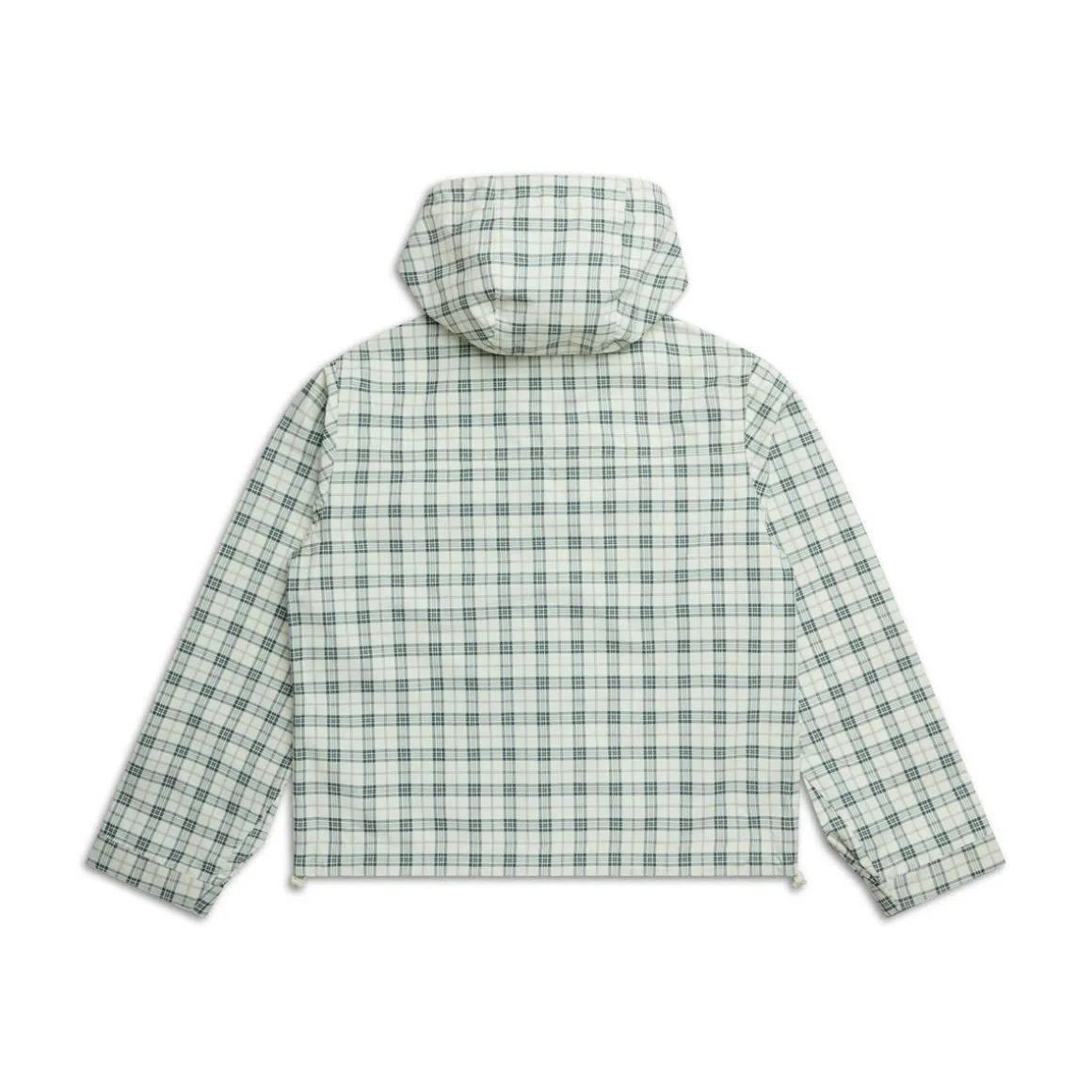PLAID SHELL JACKET FOGGY GREEN