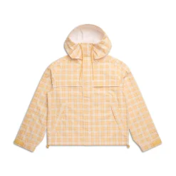 PLAID SHELL JACKET PASTEL PEACH