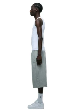 6PM+ LONG SHORTS GREY MELANGE