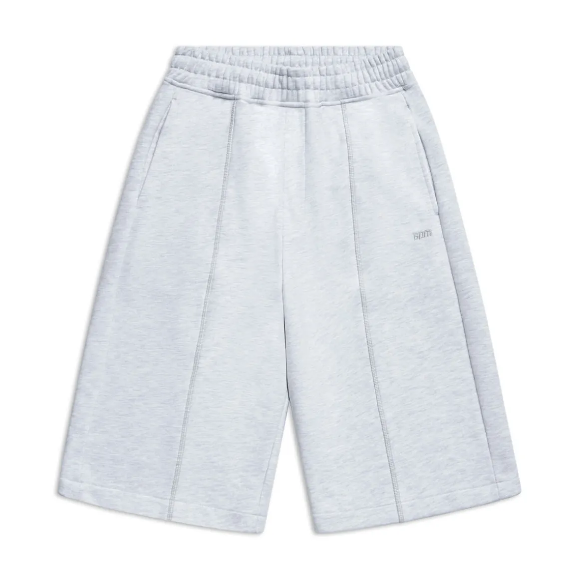 6PM+ LONG SHORTS LIGHT GREY MELANGE