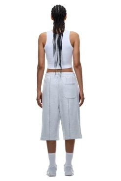 6PM+ LONG SHORTS LIGHT GREY MELANGE