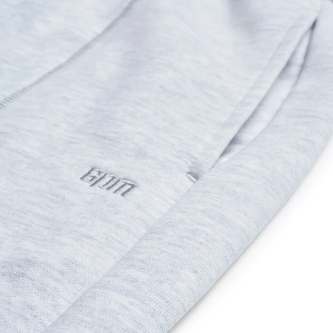 6PM+ LONG SHORTS LIGHT GREY MELANGE