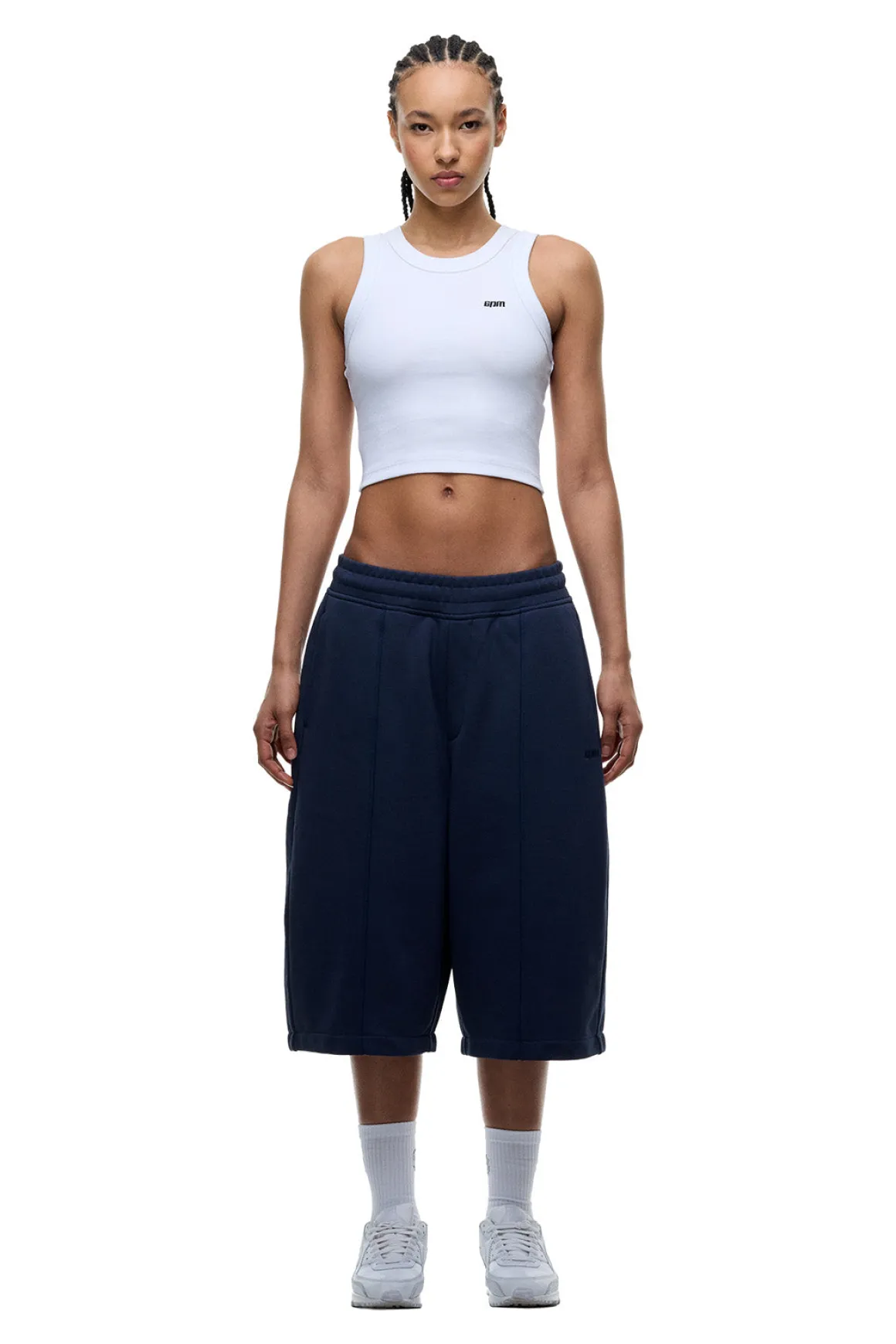 6PM+ LONG SHORTS NAVY