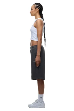 6PM+ SHORTS DARK GREY MELANGE