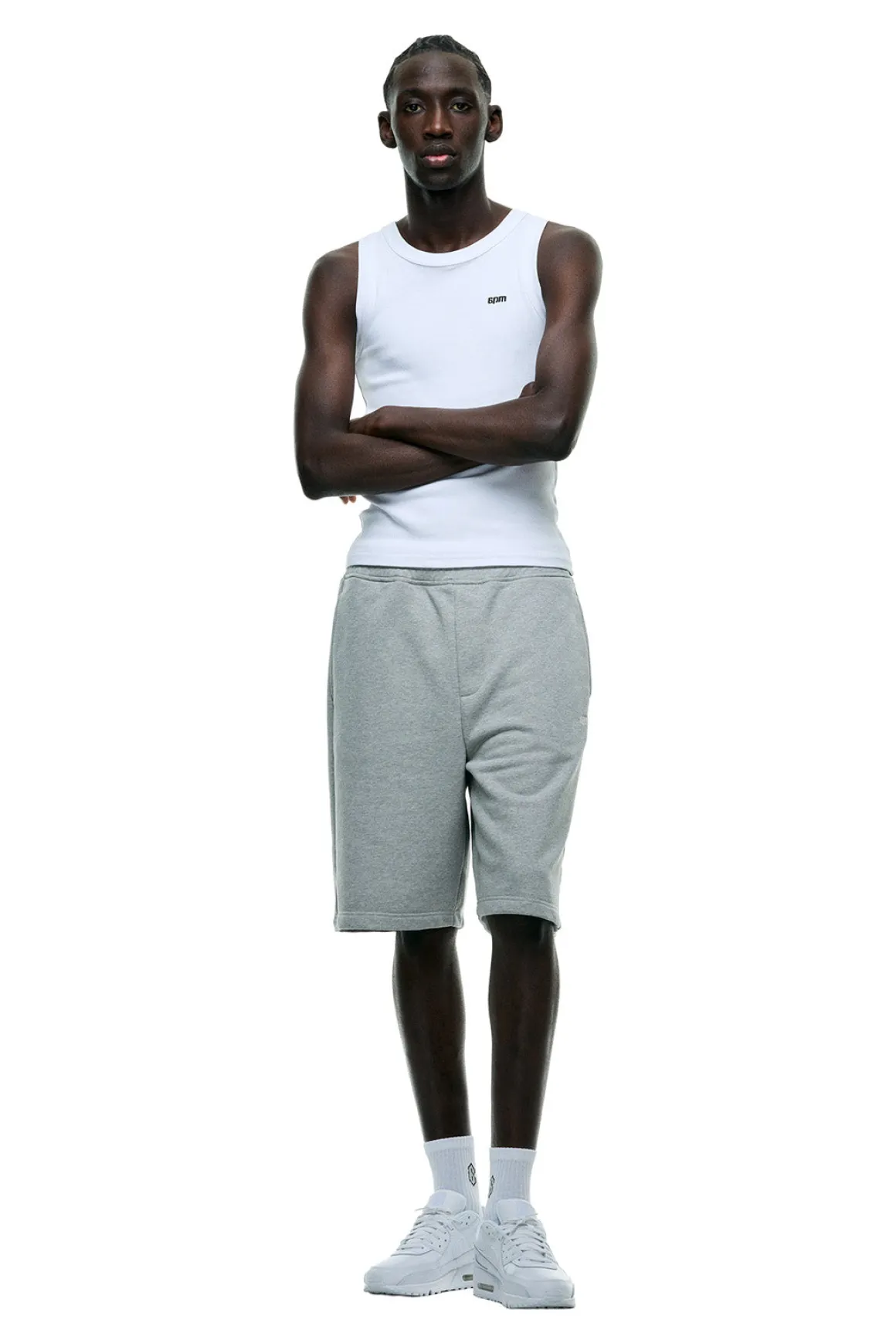 6PM+ SHORTS GREY MELANGE