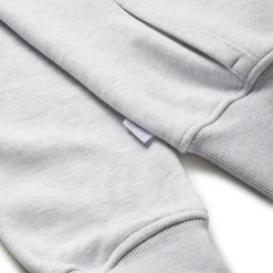6PM+ SLIM ZIP HOODIE LIGHT GREY