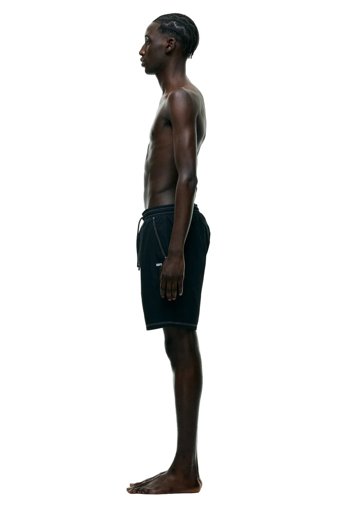 6PM+ SWIM SHORTS BLACK