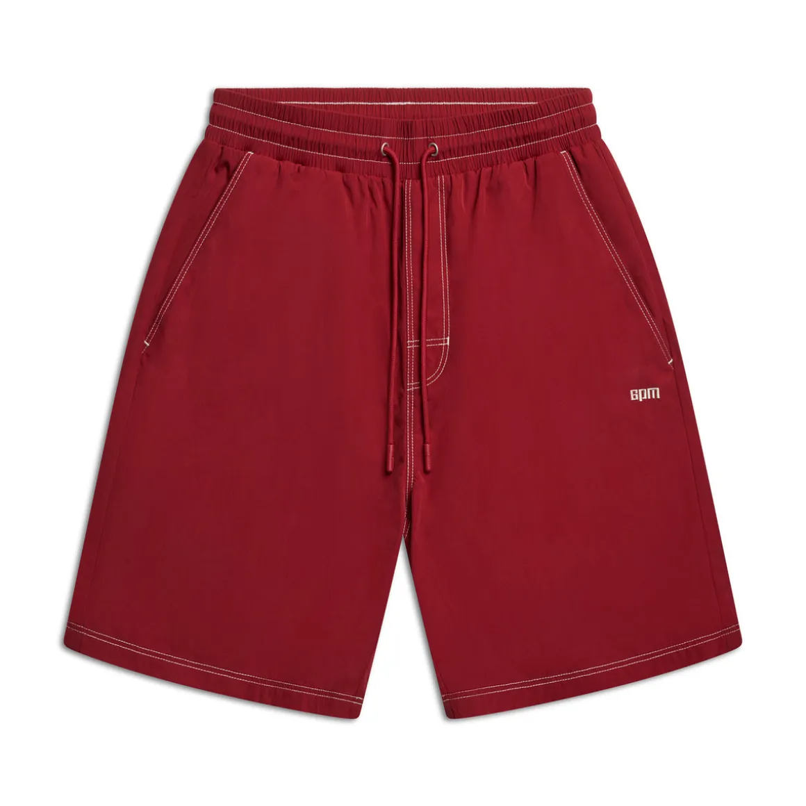 6PM+ SWIM SHORTS WINE RED