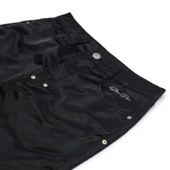 5-POCKET NYLON PANTS BLACK