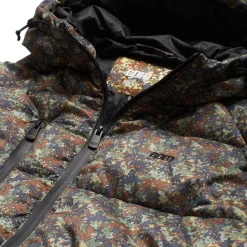PUFFER JACKET MINI CAMO