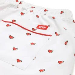 PYJAMA PANTS WITH PIXEL HEARTS