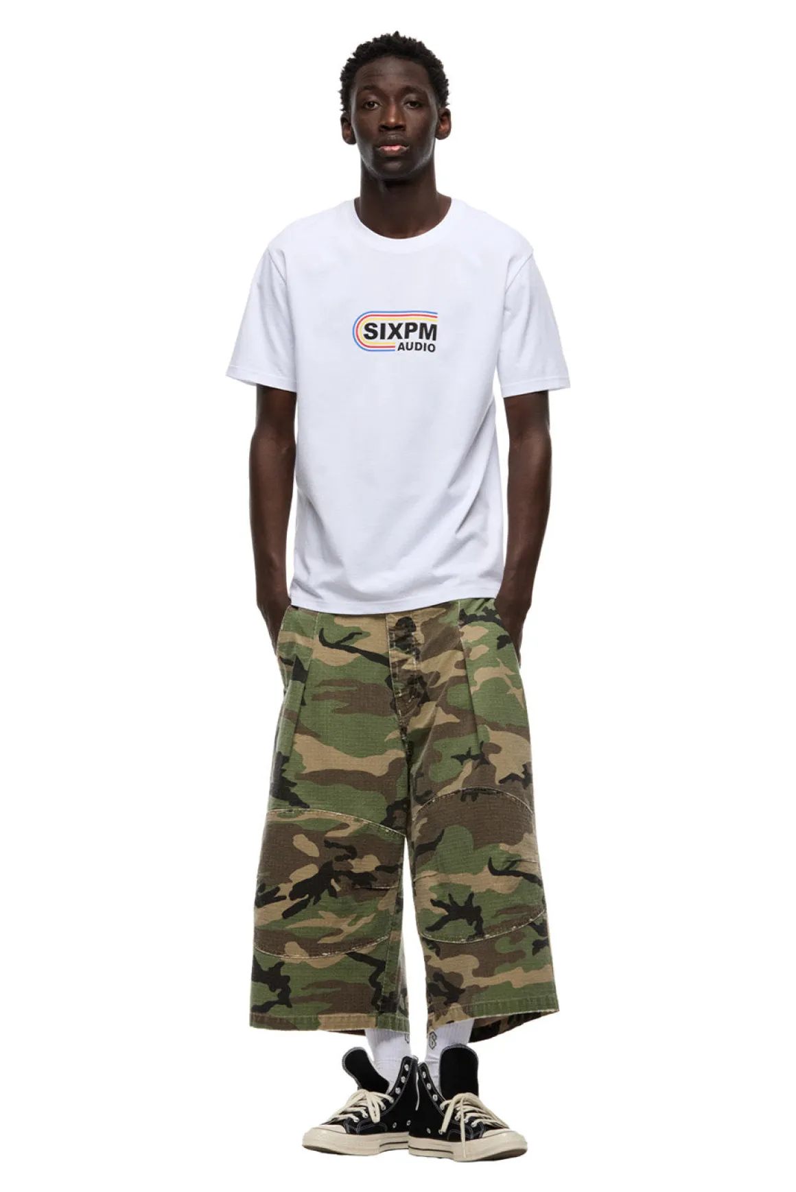 RAINBOW STUDIOS TEE WHITE