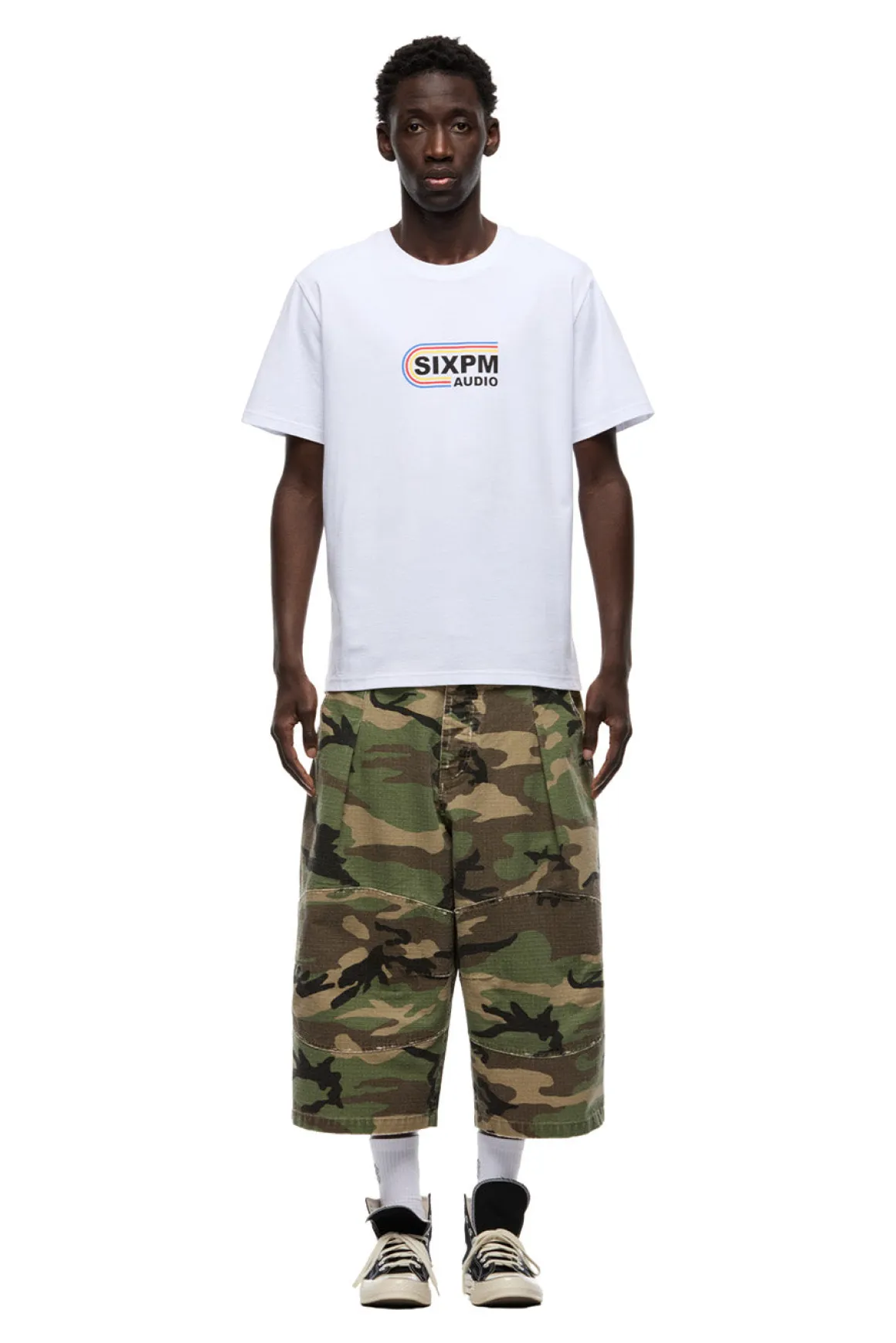 RAINBOW STUDIOS TEE WHITE