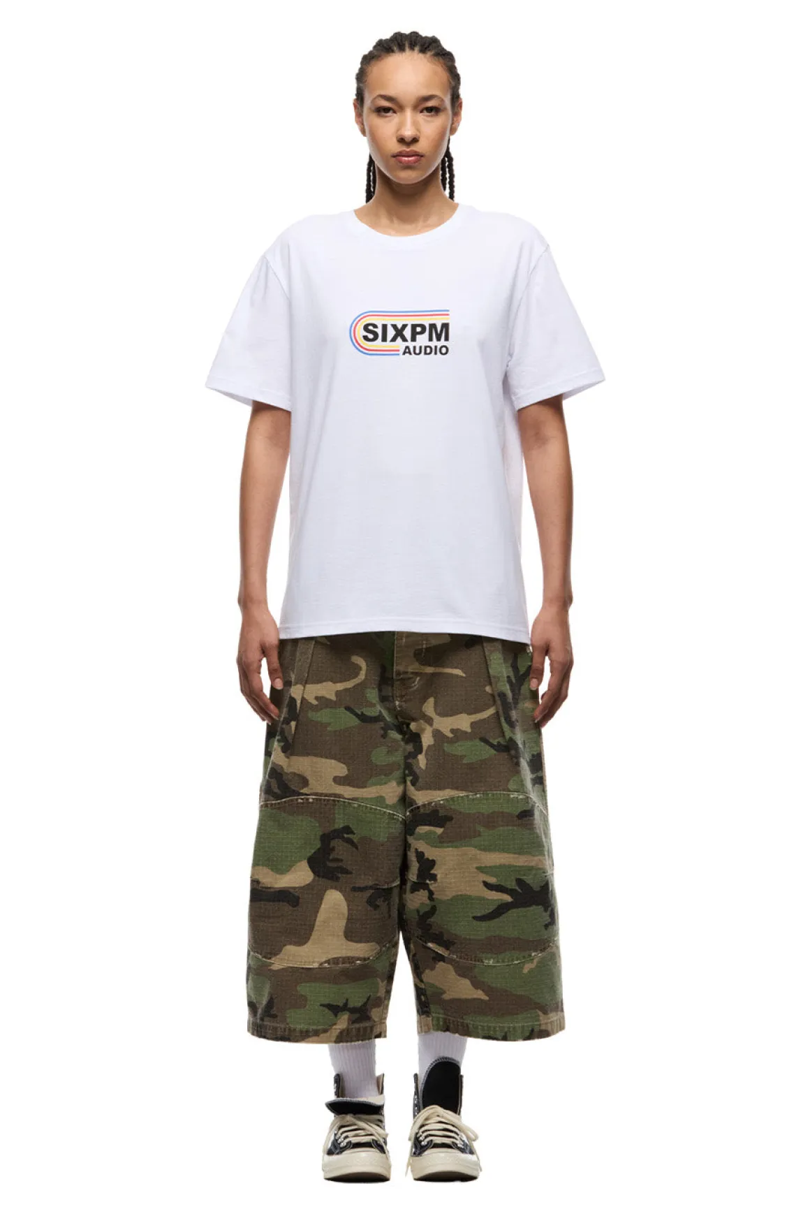 RAINBOW STUDIOS TEE WHITE
