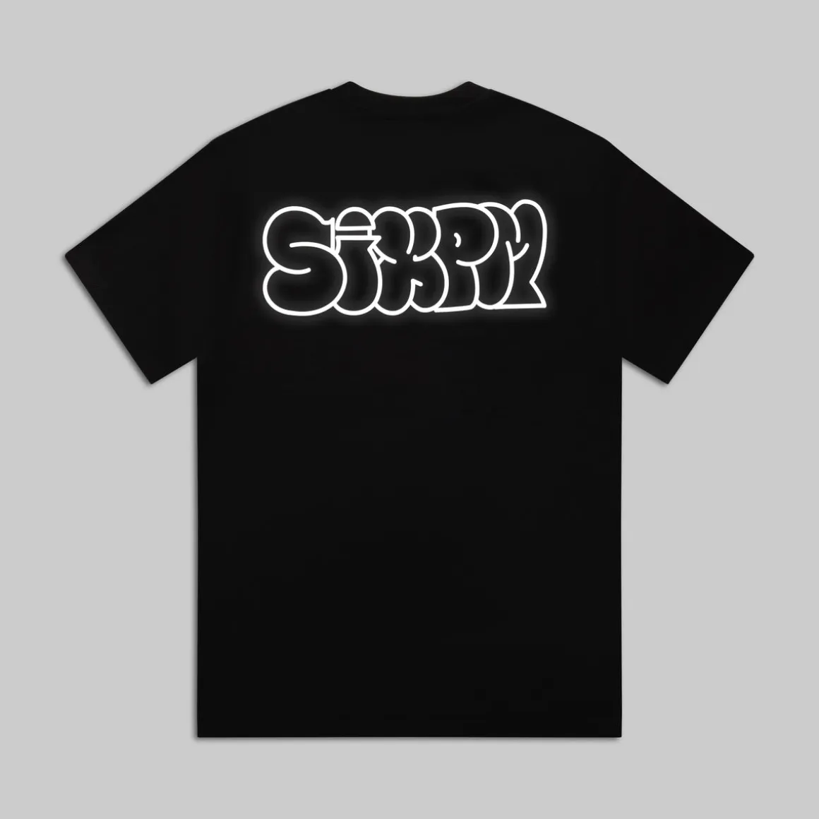 REFLECTIVE LOGO TEE BLACK