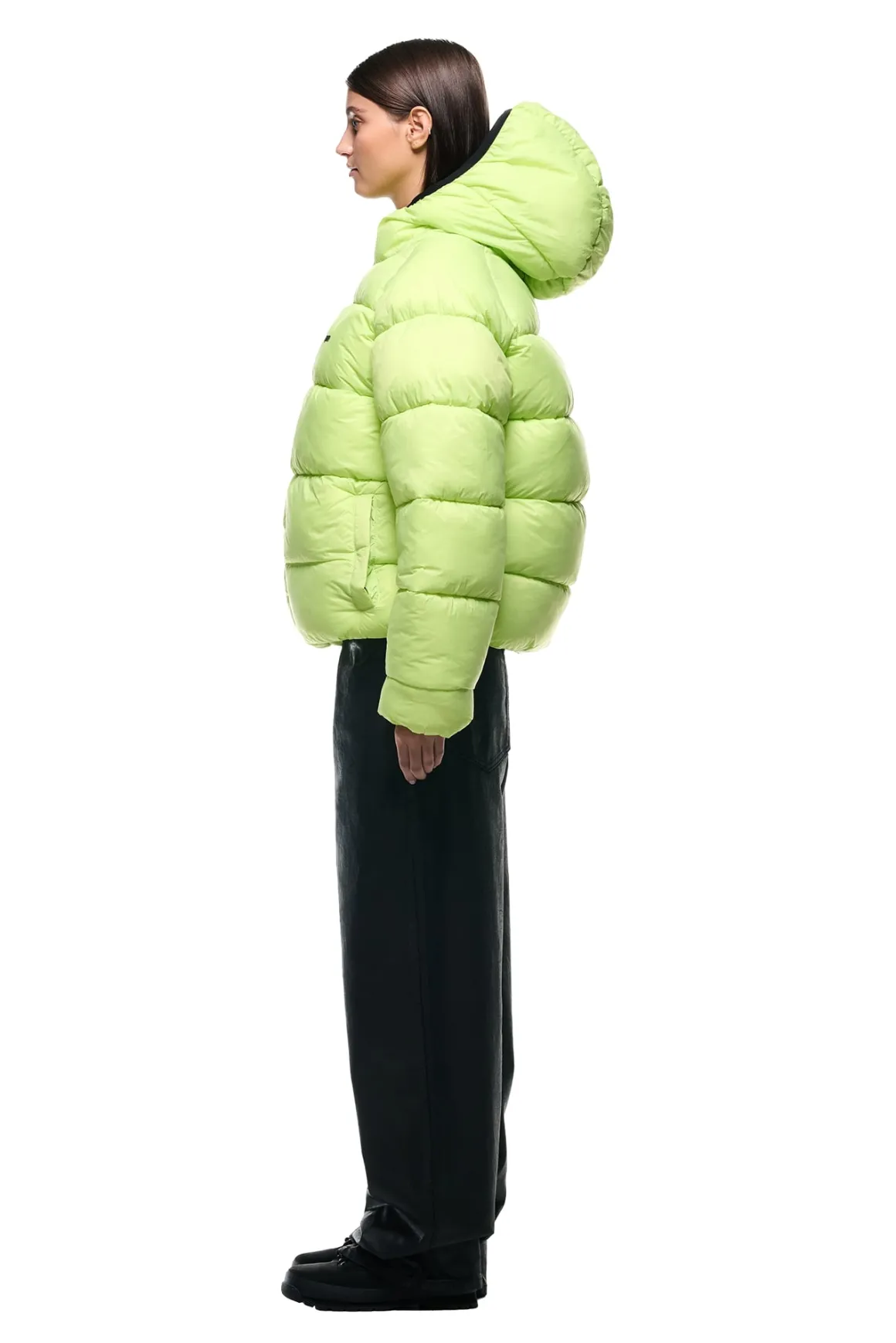 REVERSIBLE PUFFER JACKET BLACK