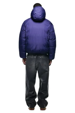 REVERSIBLE PUFFER JACKET BLUE