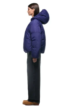 REVERSIBLE PUFFER JACKET BLUE