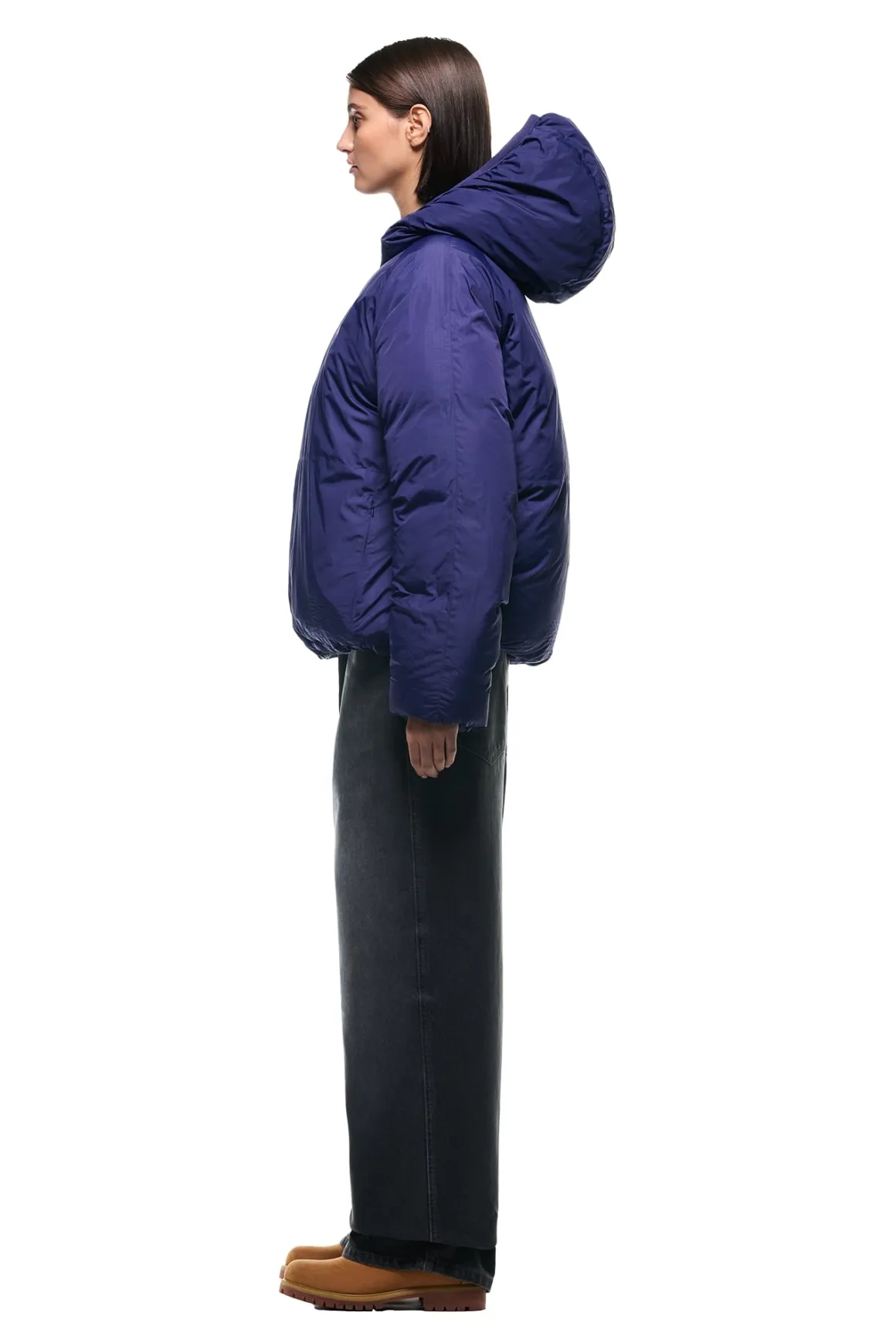 REVERSIBLE PUFFER JACKET BLUE