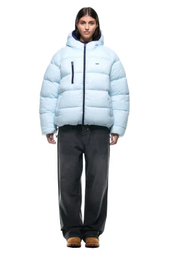 REVERSIBLE PUFFER JACKET BLUE