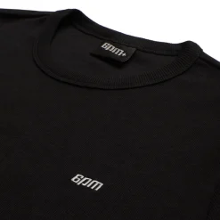 RIBBED SLIM FIT TEE BLACK