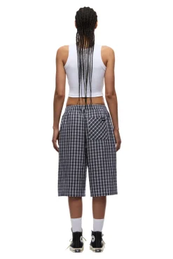 SEERSUCKER SHORTS NAUTICAL BLUE/WHITE