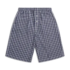 SEERSUCKER SHORTS NAUTICAL BLUE/WHITE